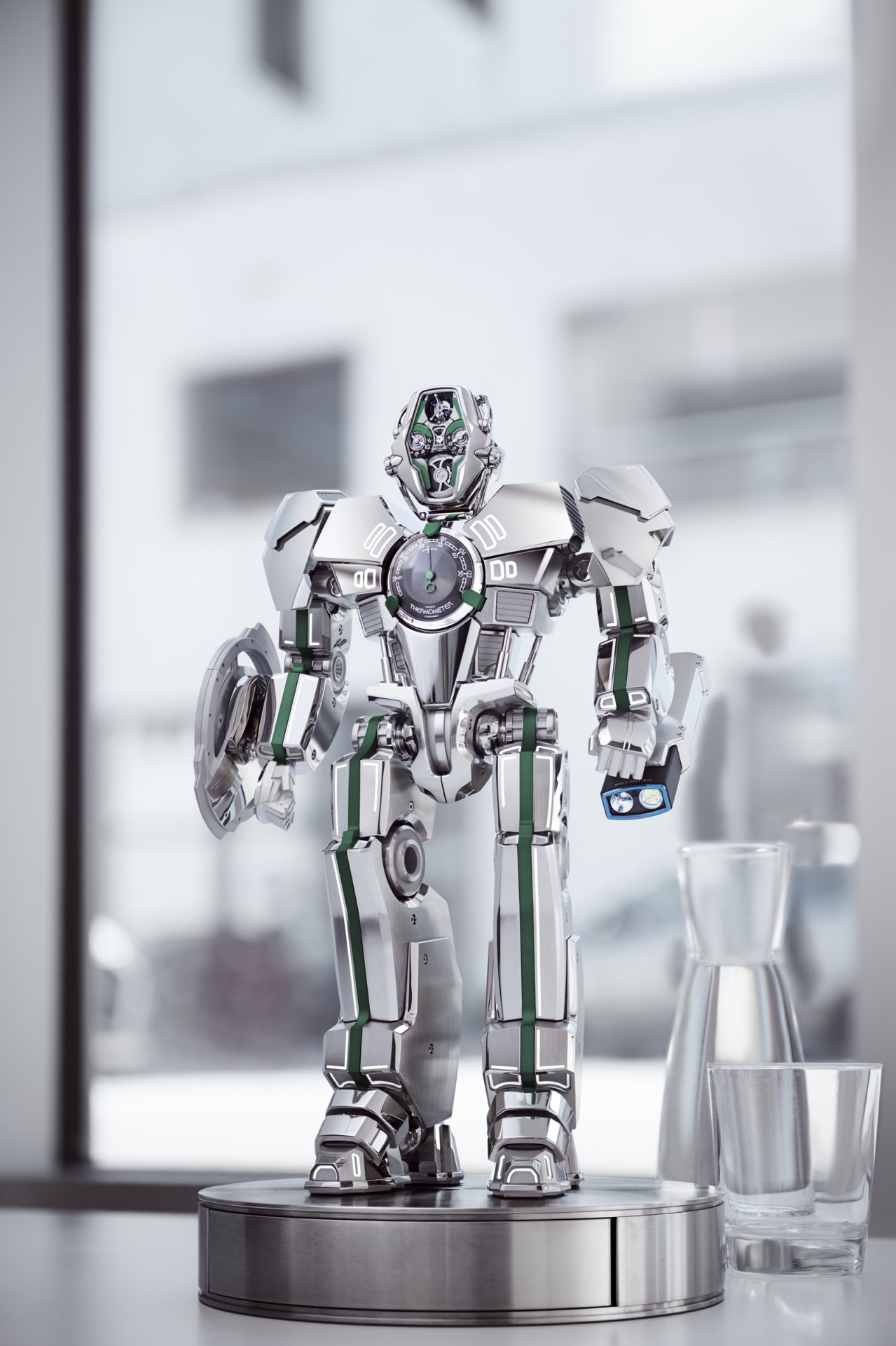 MB&F HM12 The Guardian. «А что, если часы станут головой робота?
