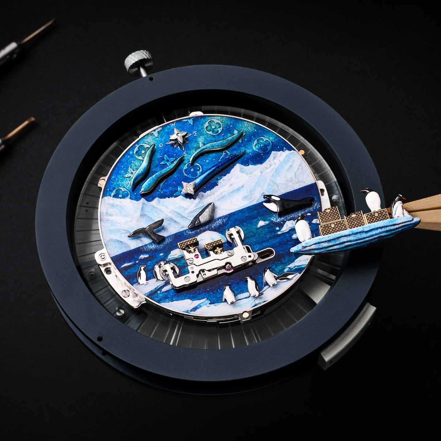 Louis Vuitton Escale en Alaska Pocket Watch. Самые сложные часы Louis Vuitton