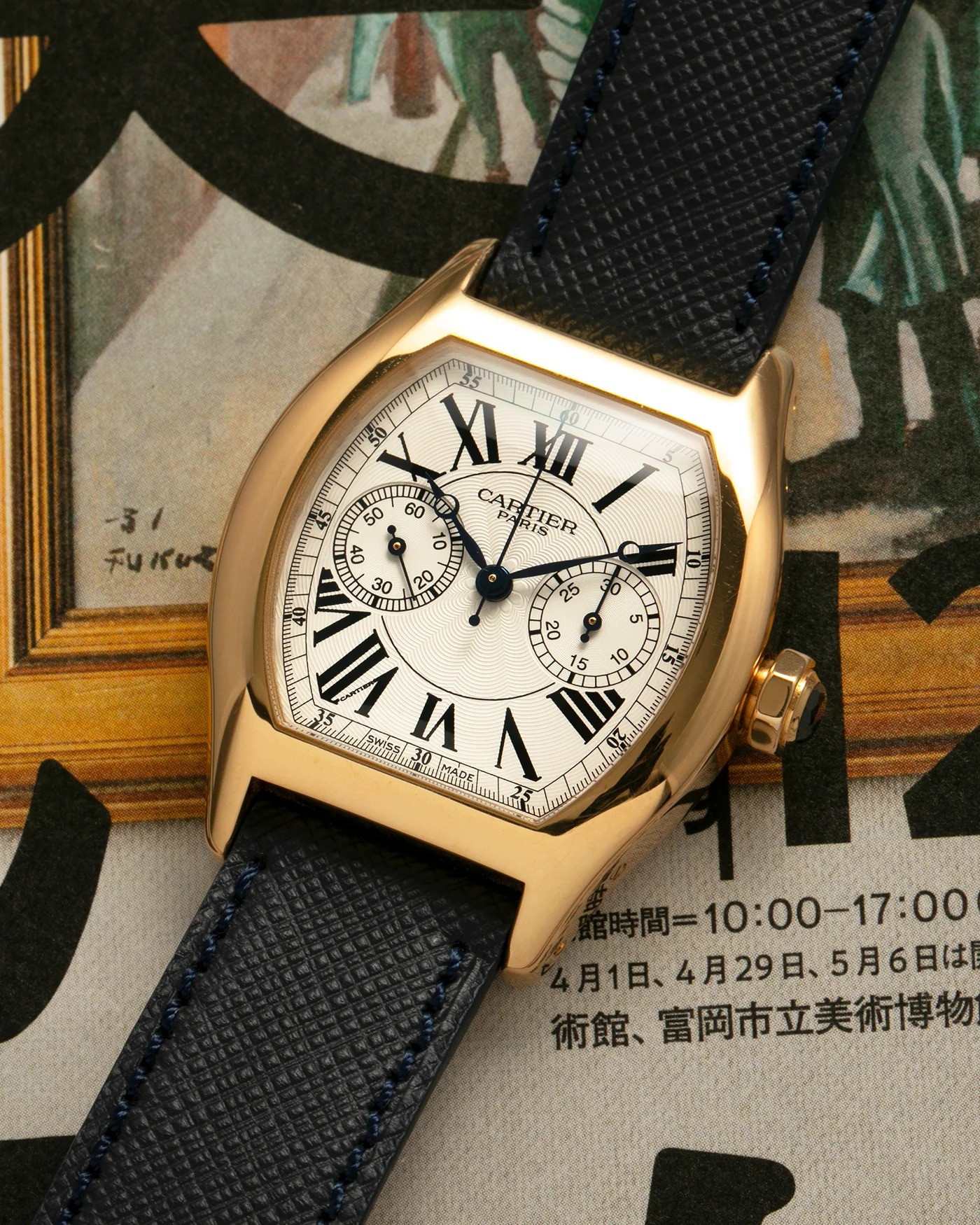 Хронограф Cartier Tortue Monopoussoir Ref. 2356