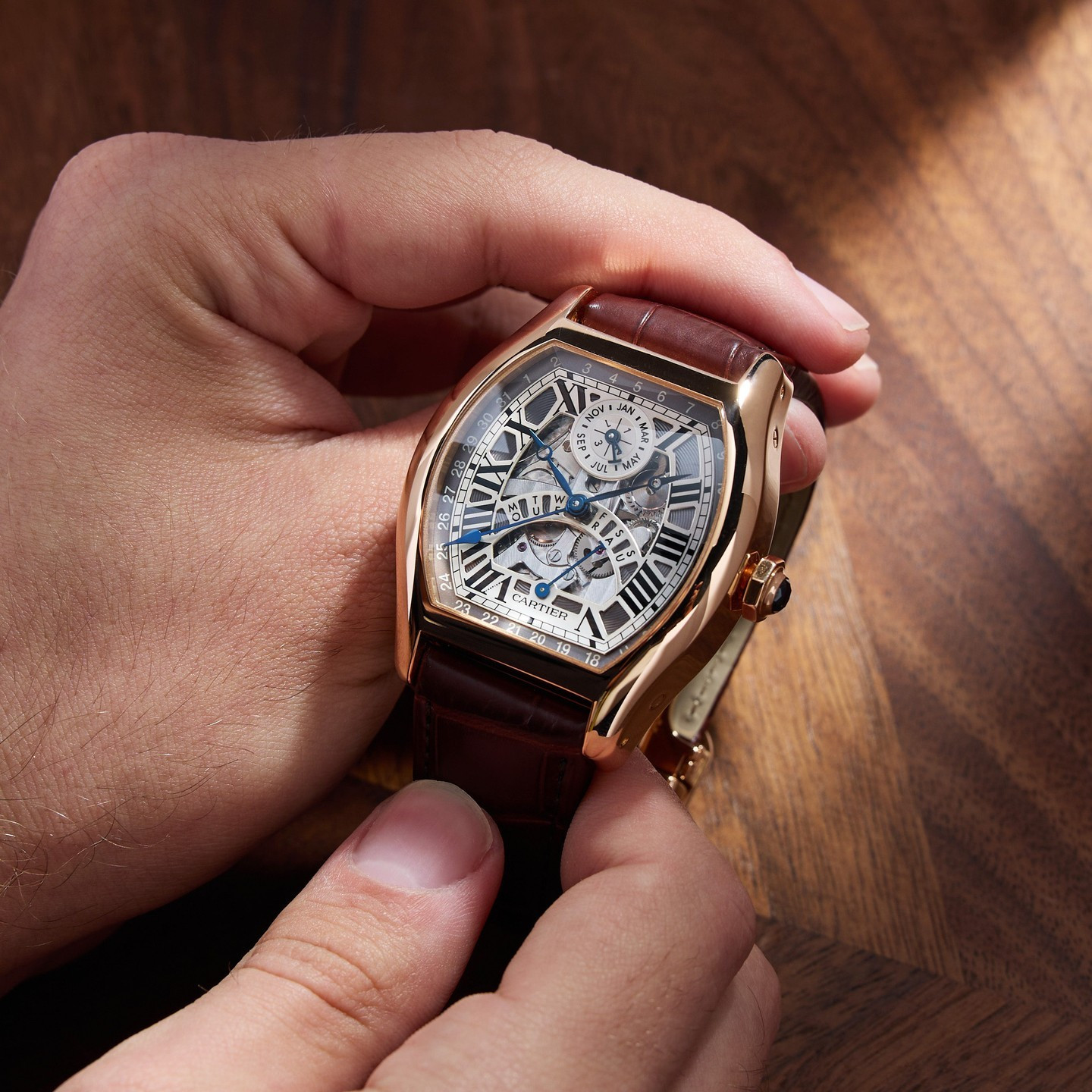 Cartier Tortue Perpetual Calendar