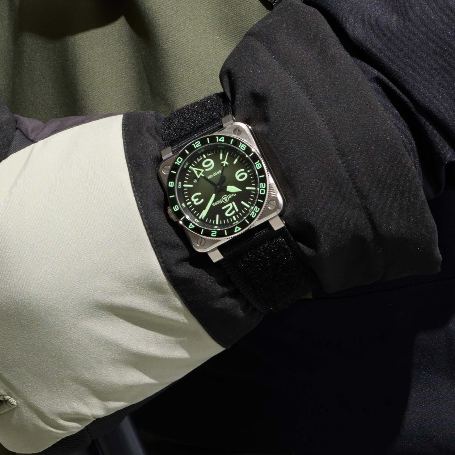 Bell & Ross BR-03 GMT Green Lum