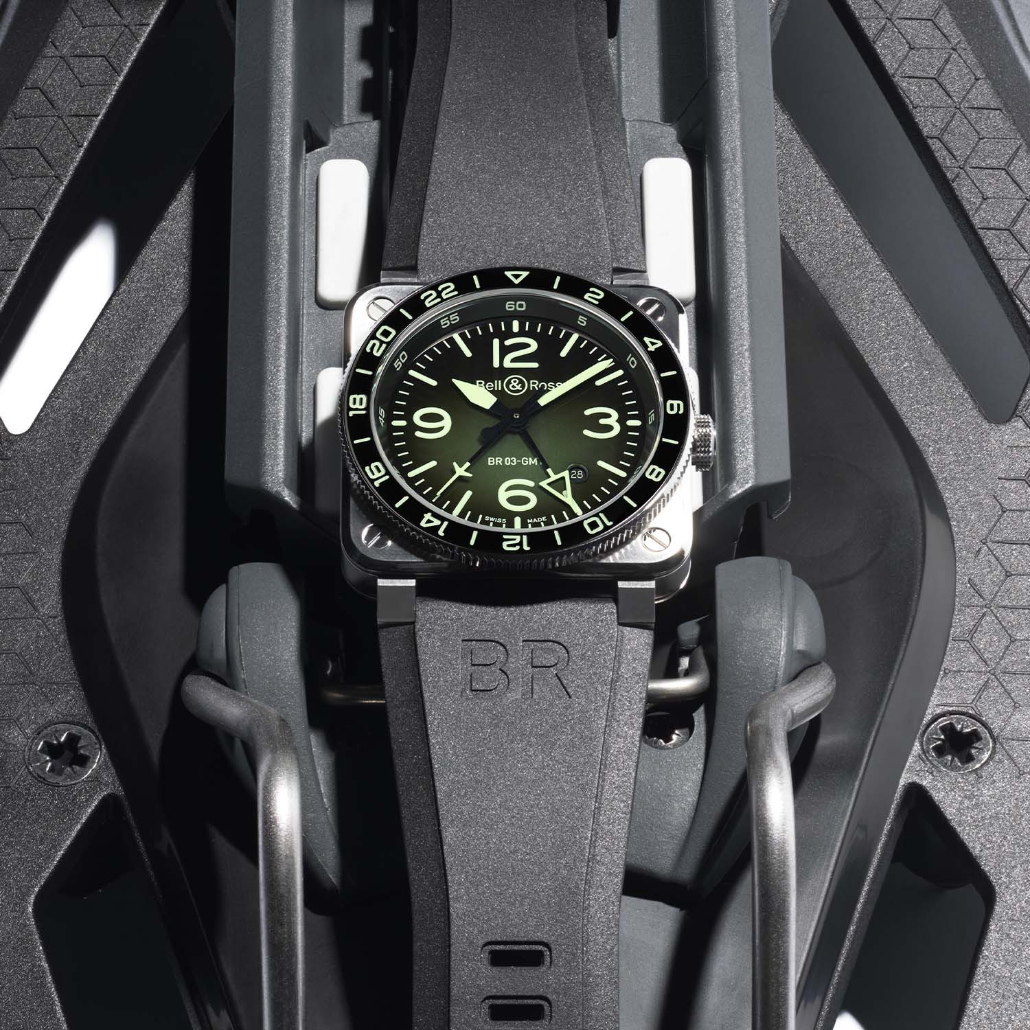 Bell & Ross BR-03 GMT Green Lum
