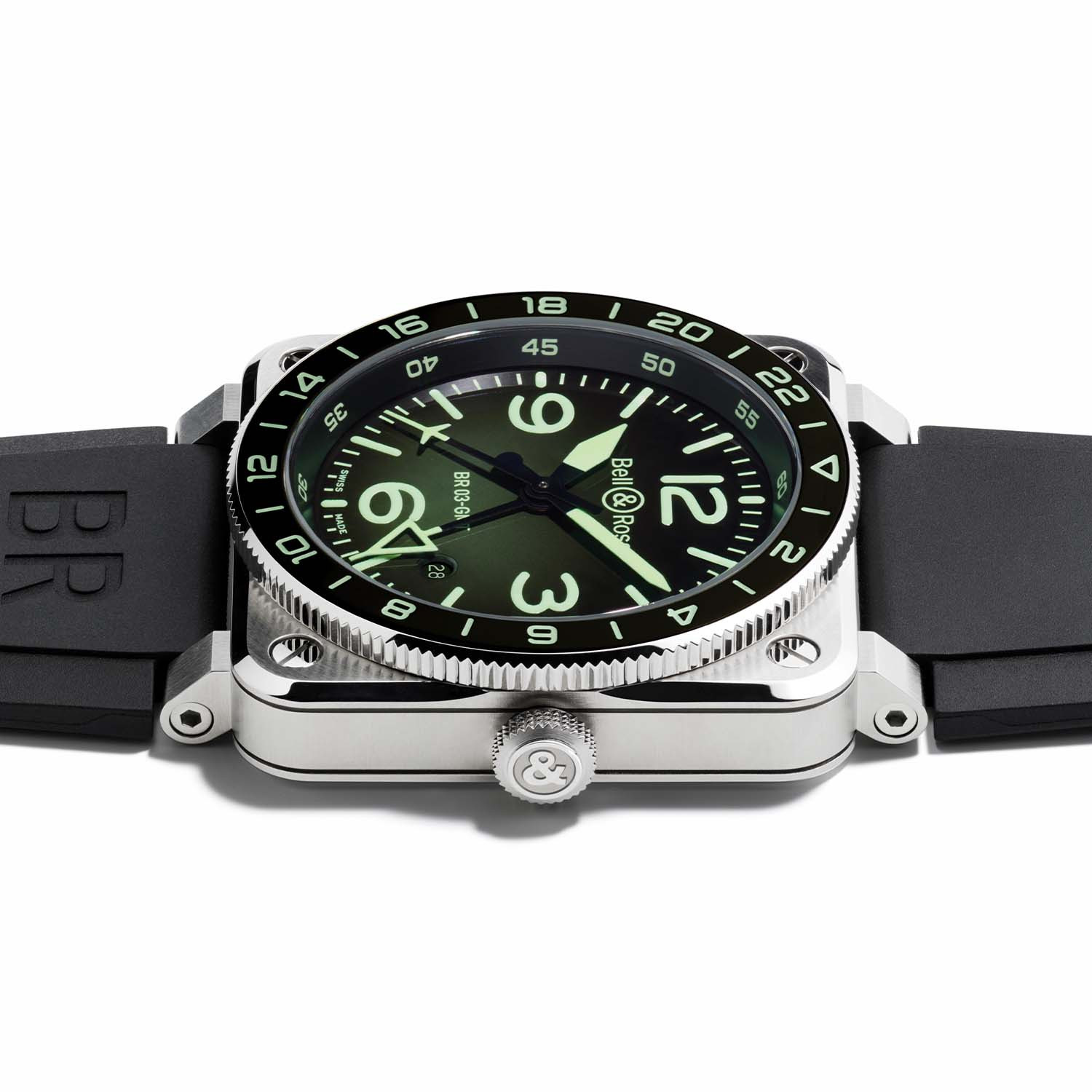Bell & Ross BR-03 GMT Green Lum