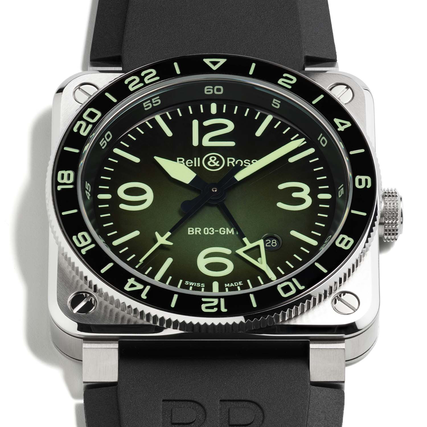 Bell & Ross BR-03 GMT Green Lum