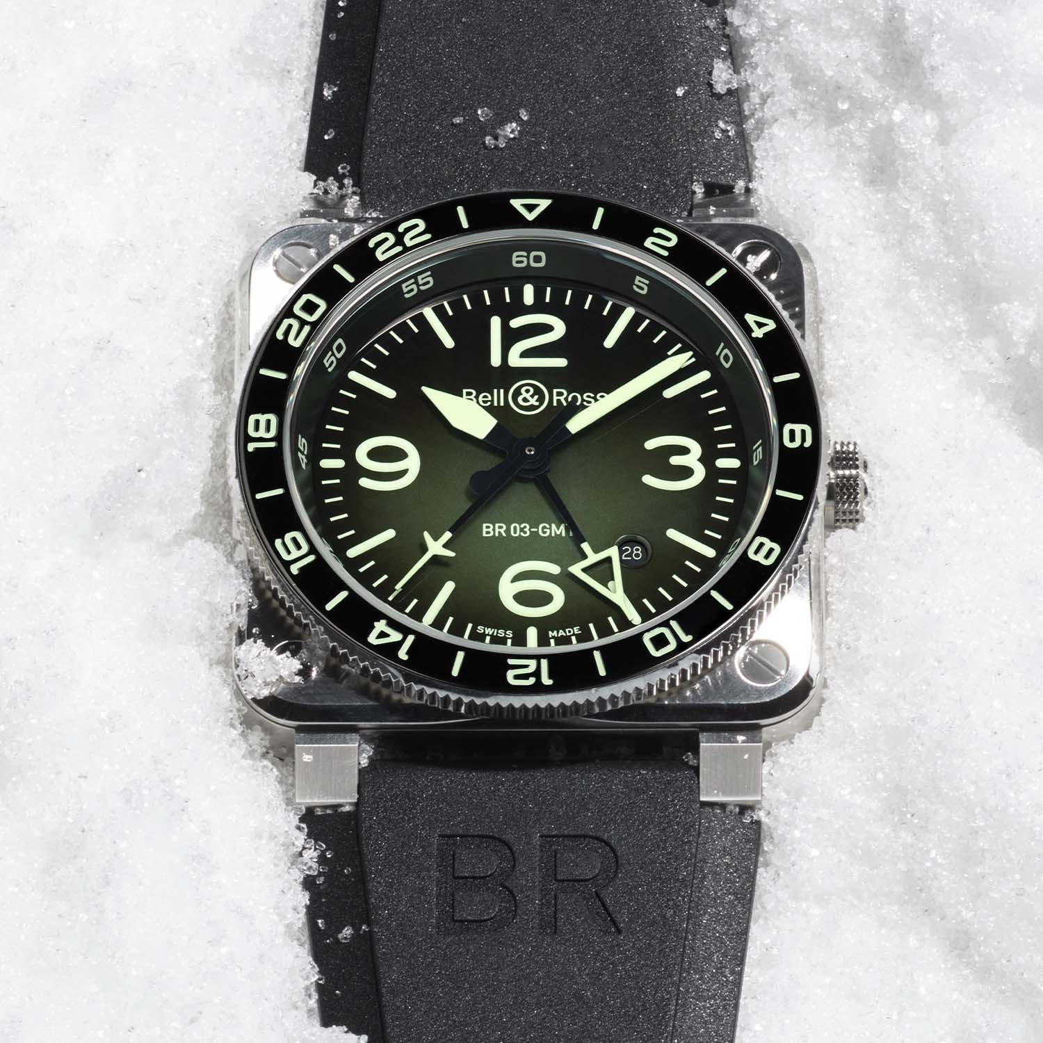 Bell & Ross BR-03 GMT Green Lum
