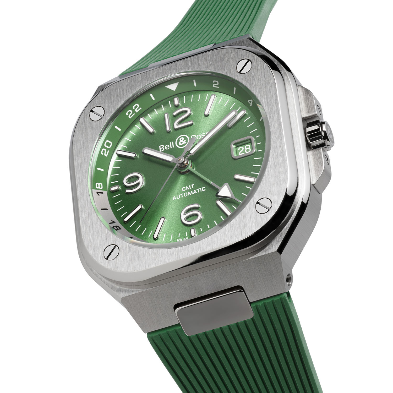 Bell & Ross BR-05 GMT Green Steel