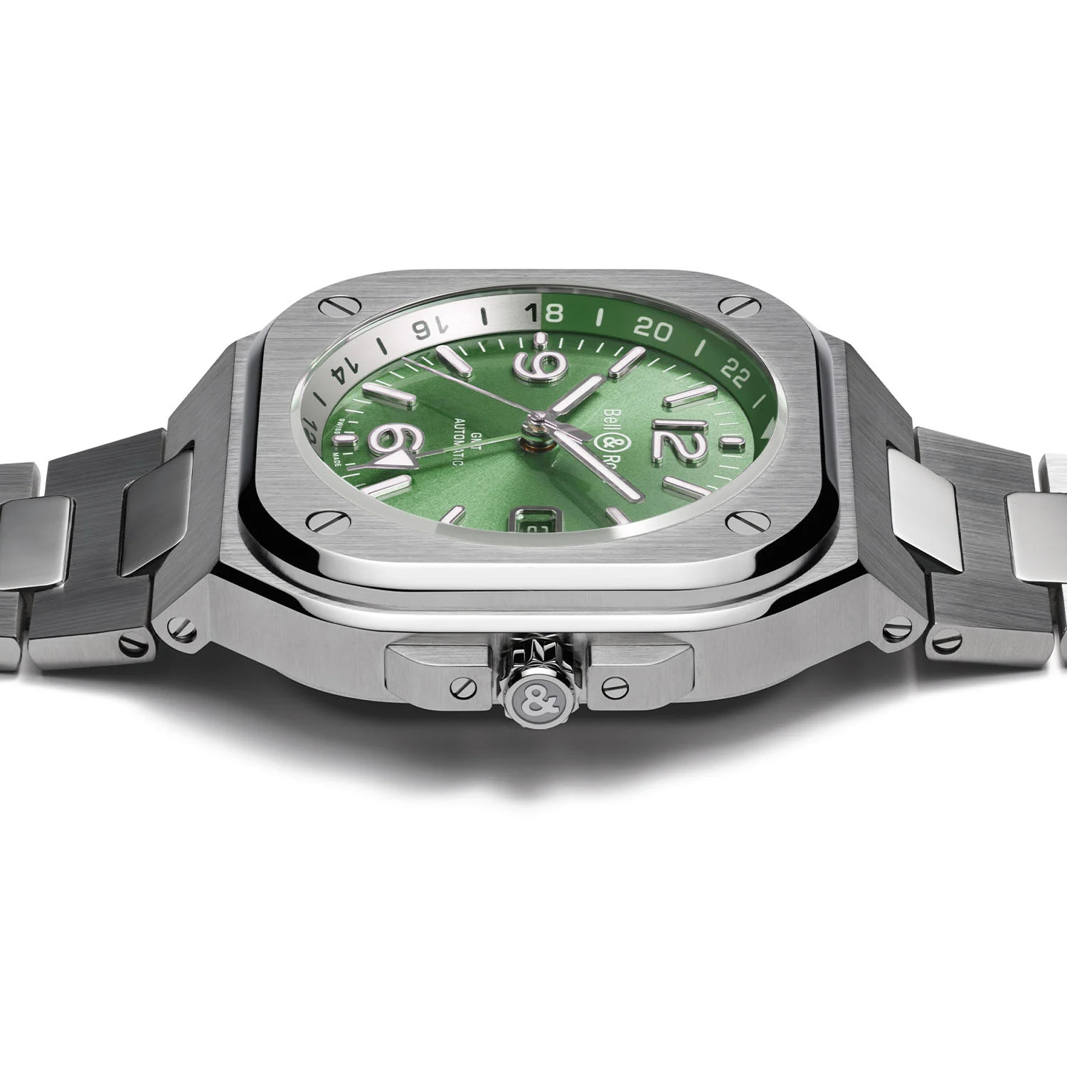 Bell & Ross BR-05 GMT Green Steel