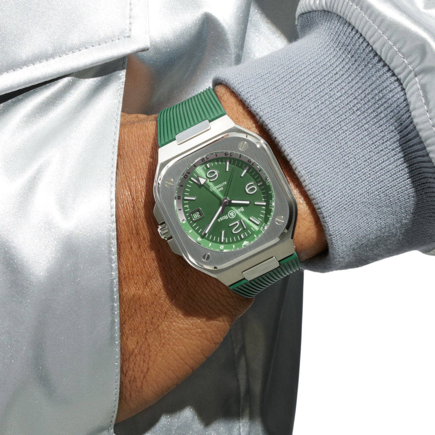 Bell & Ross BR-05 GMT Green Steel
