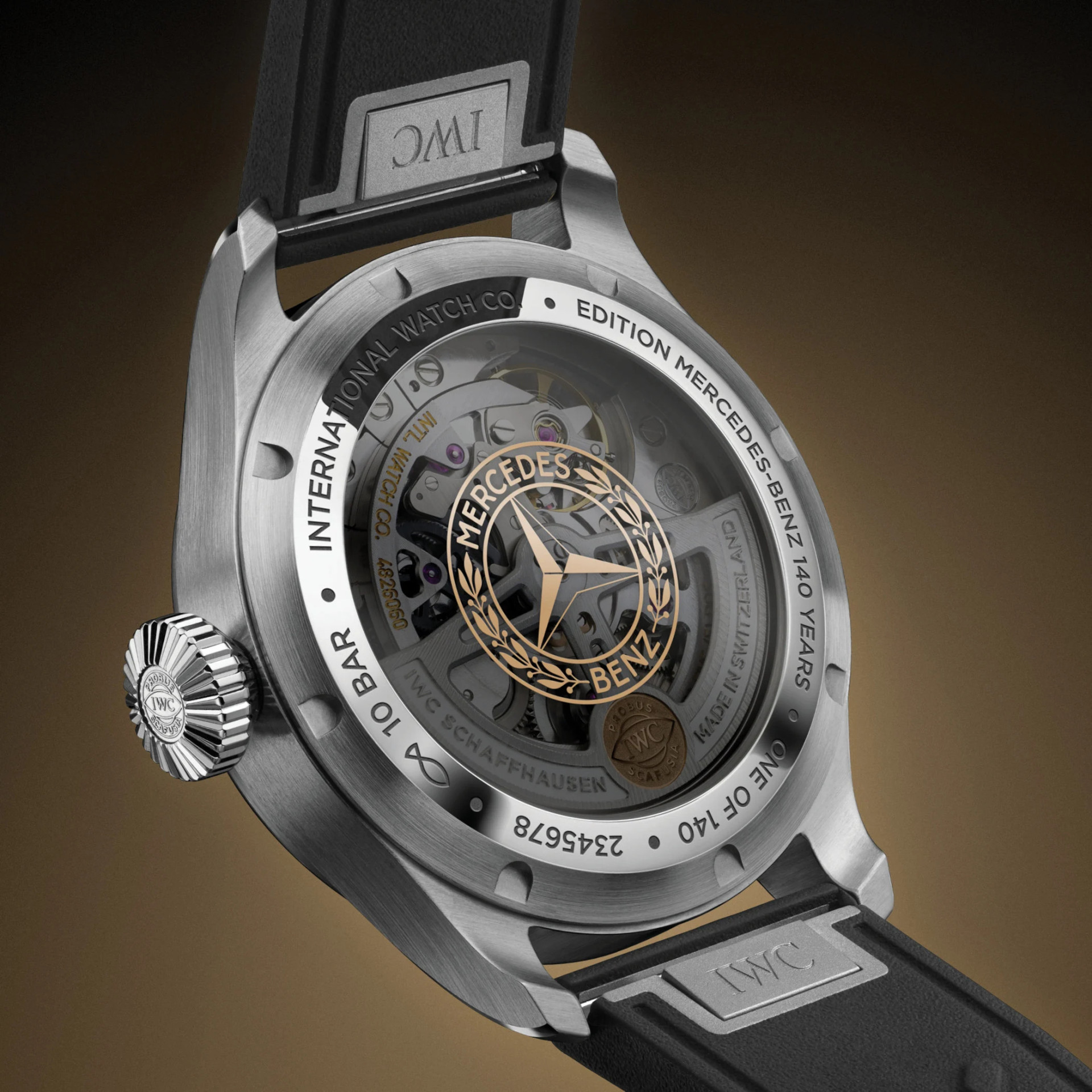 IWC Big Pilot Perpetual Calendar Proset 140 Years Mercedes-Benz