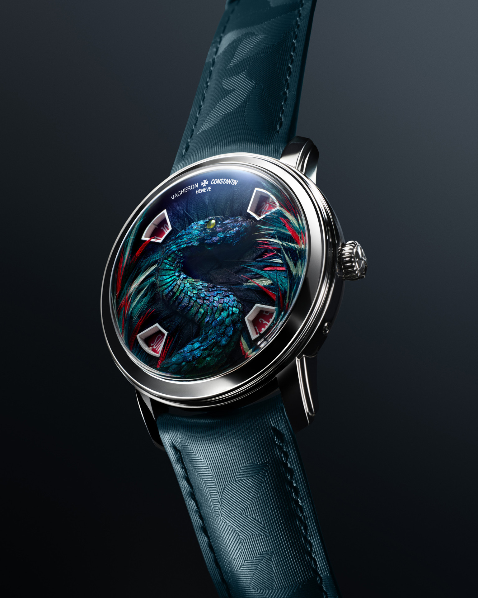 Vacheron Constantin Métiers d'Art Tribute to the Animal Kingdom – Feathersnake. Микроплюмаж