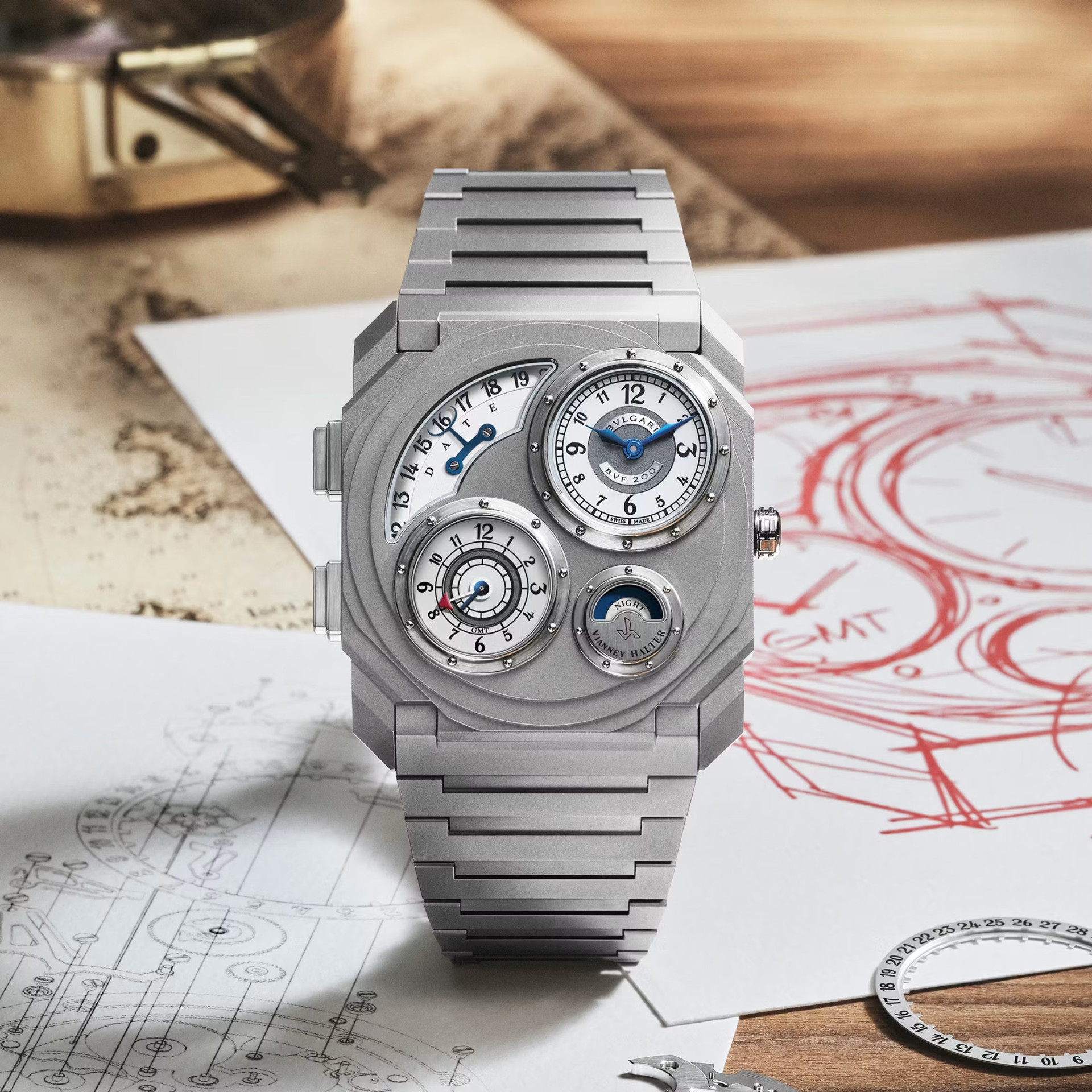 Bvlgari Octo Finissimo Dual Time x Vianney Halter