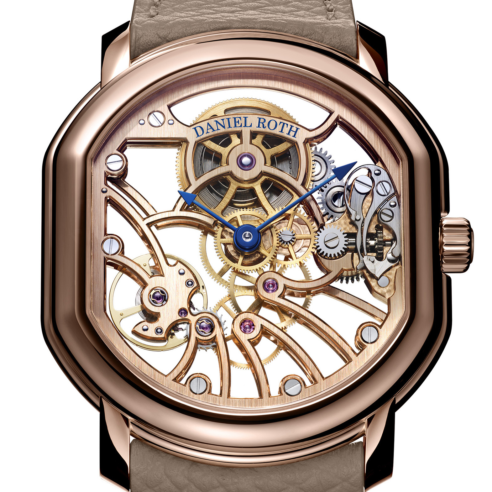 Daniel Roth Extra Plat Rose Gold Skeleton