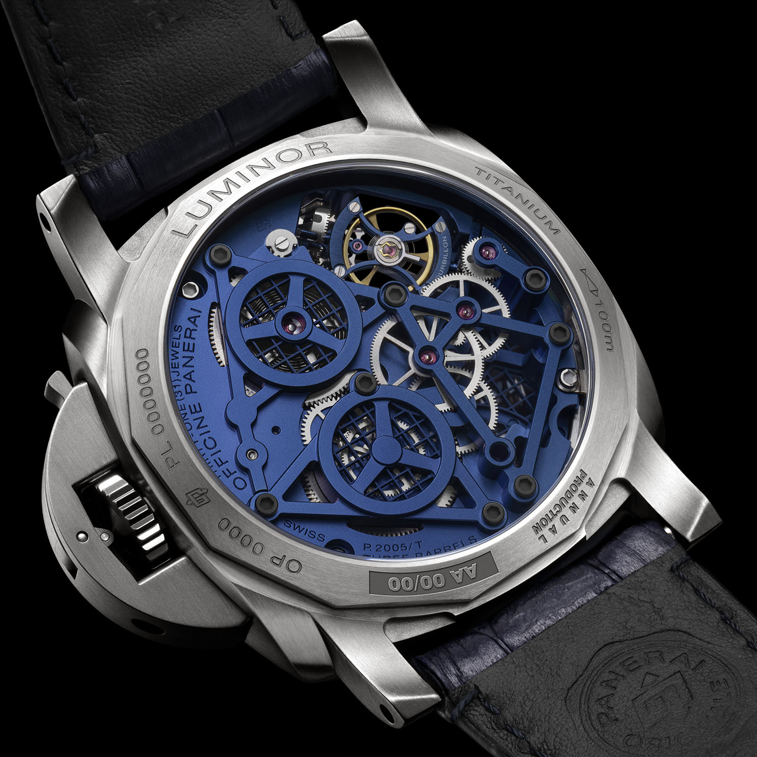 Panerai Luminor Tourbillon GMT Titanio PAM01784