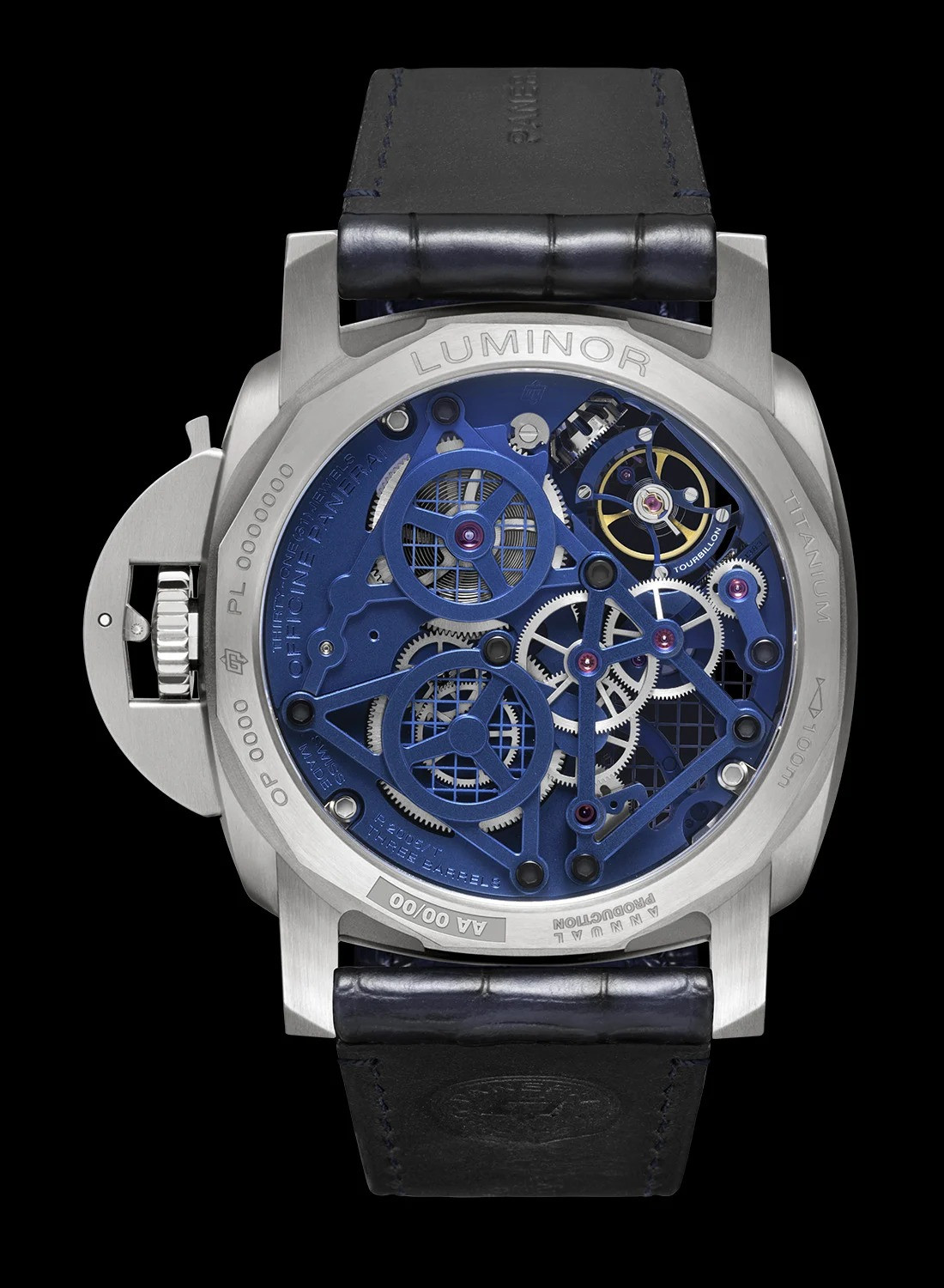 Panerai Luminor Tourbillon GMT Titanio PAM01784