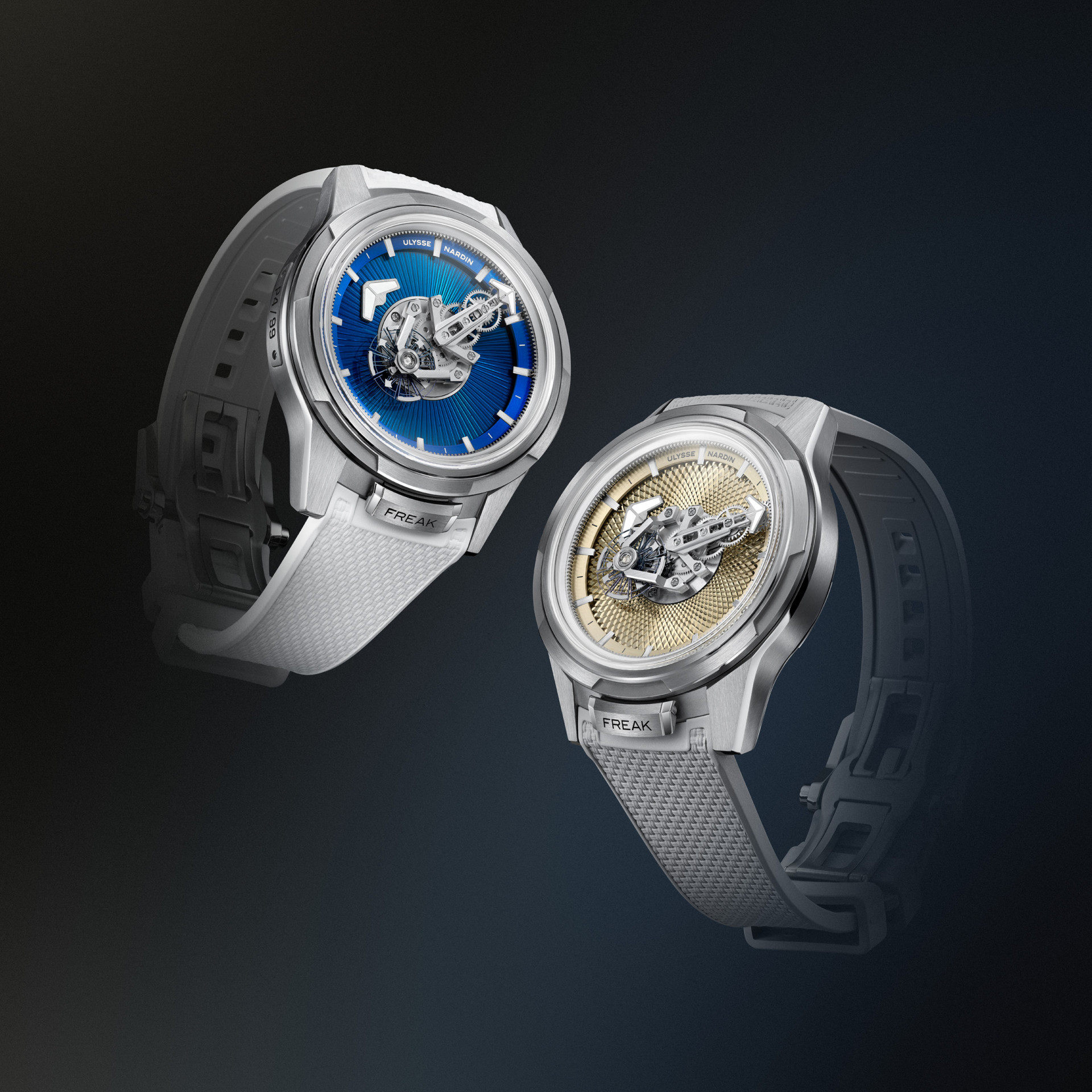 Ulysse Nardin Freak One Blue Enamel и Freak One Guilloché