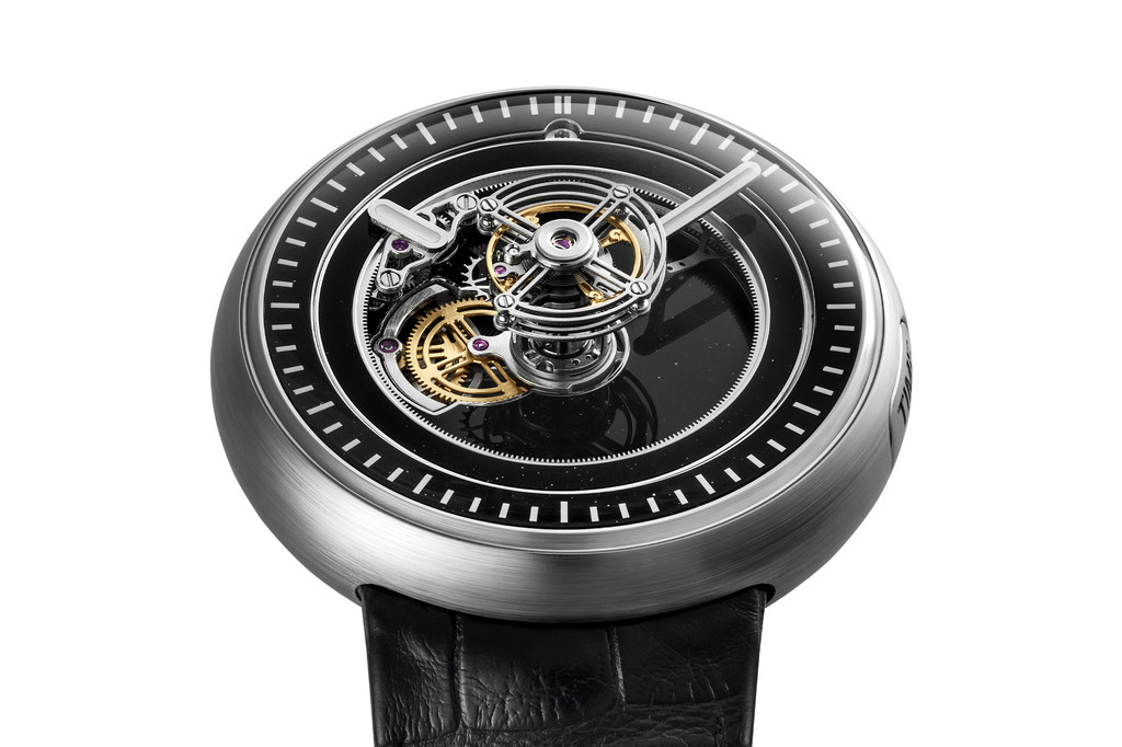 Marco Tedeschi Central Floating Tourbillon in Black Aventurine