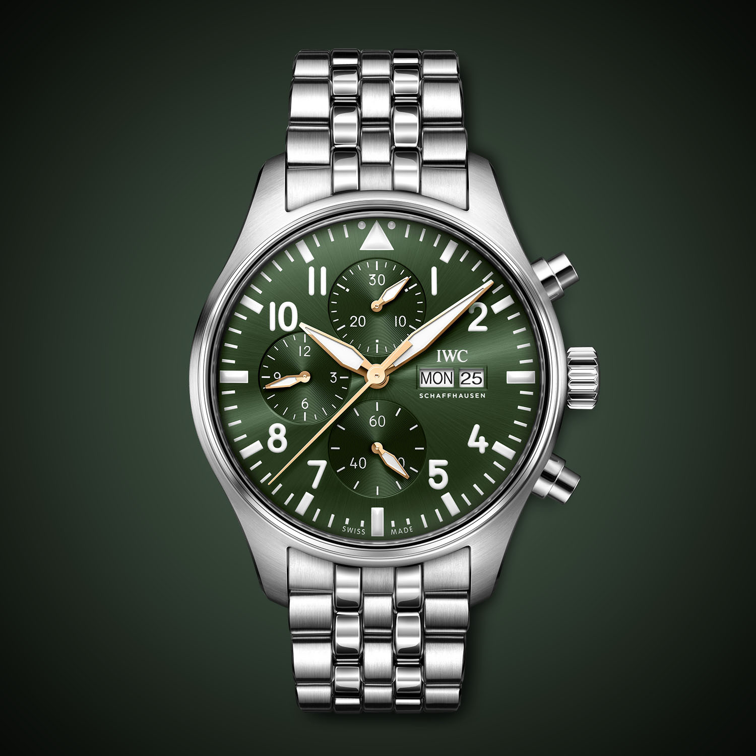 IWC Pilot’s Watch Chronograph 43 Olive Green 
