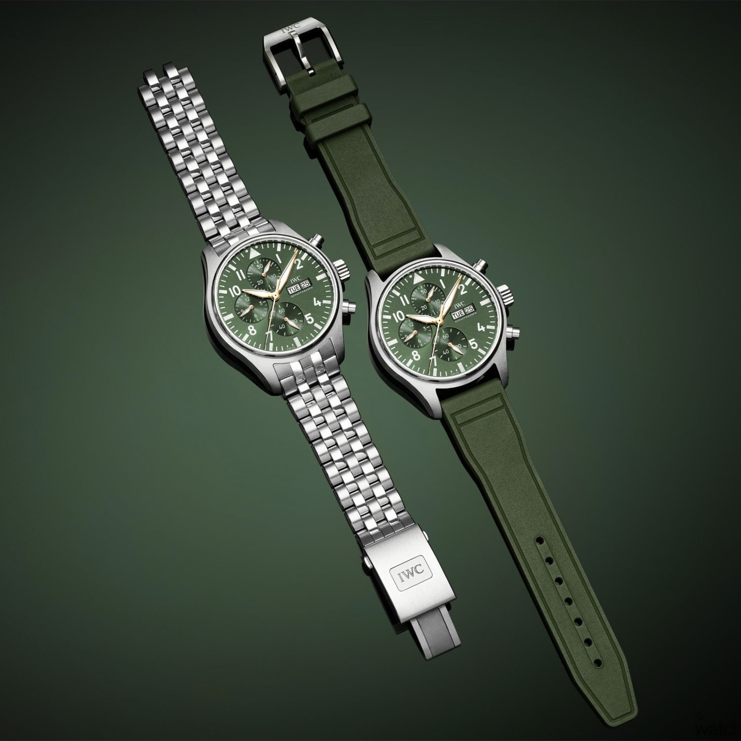 IWC Pilot’s Watch Chronograph 43 Olive Green 