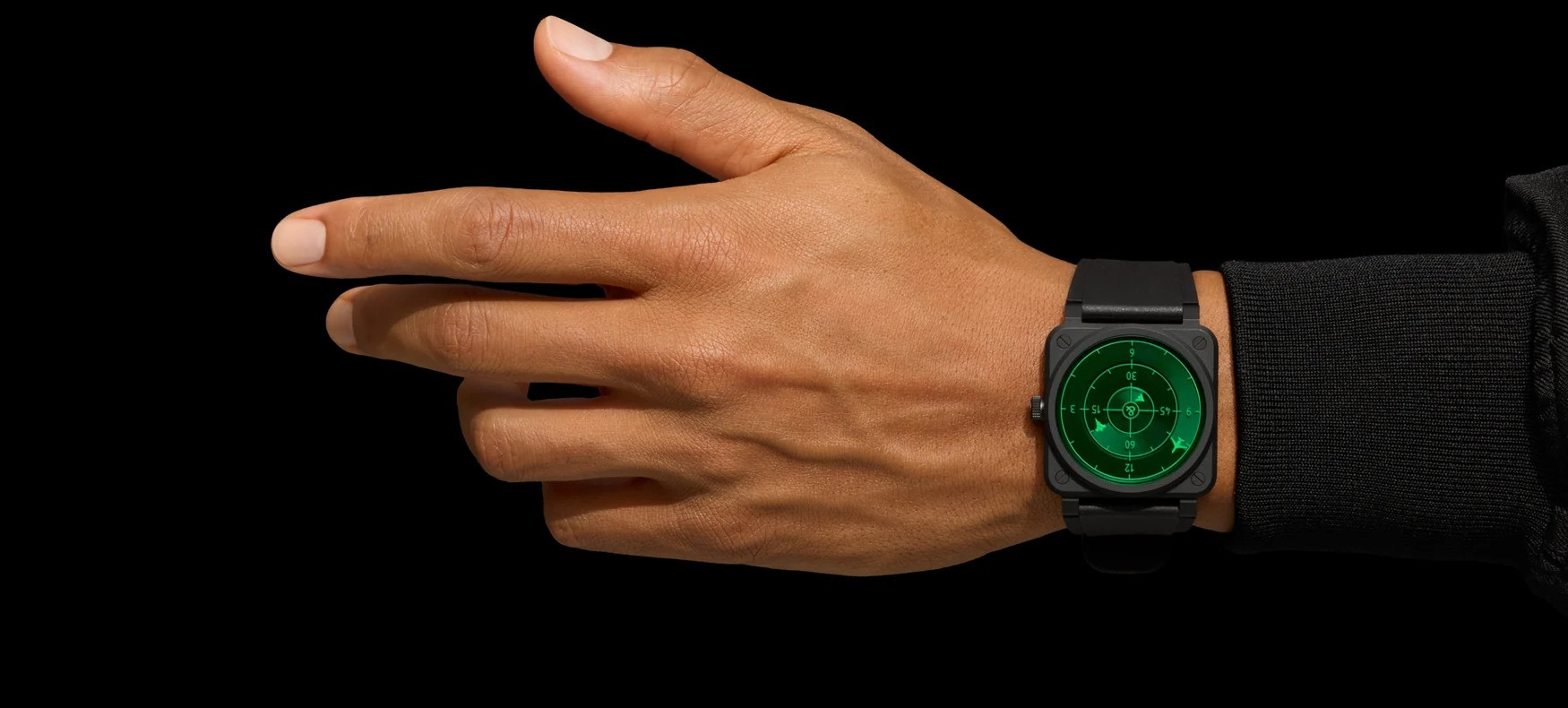Bell & Ross BR-03 Green Radar Ceramic